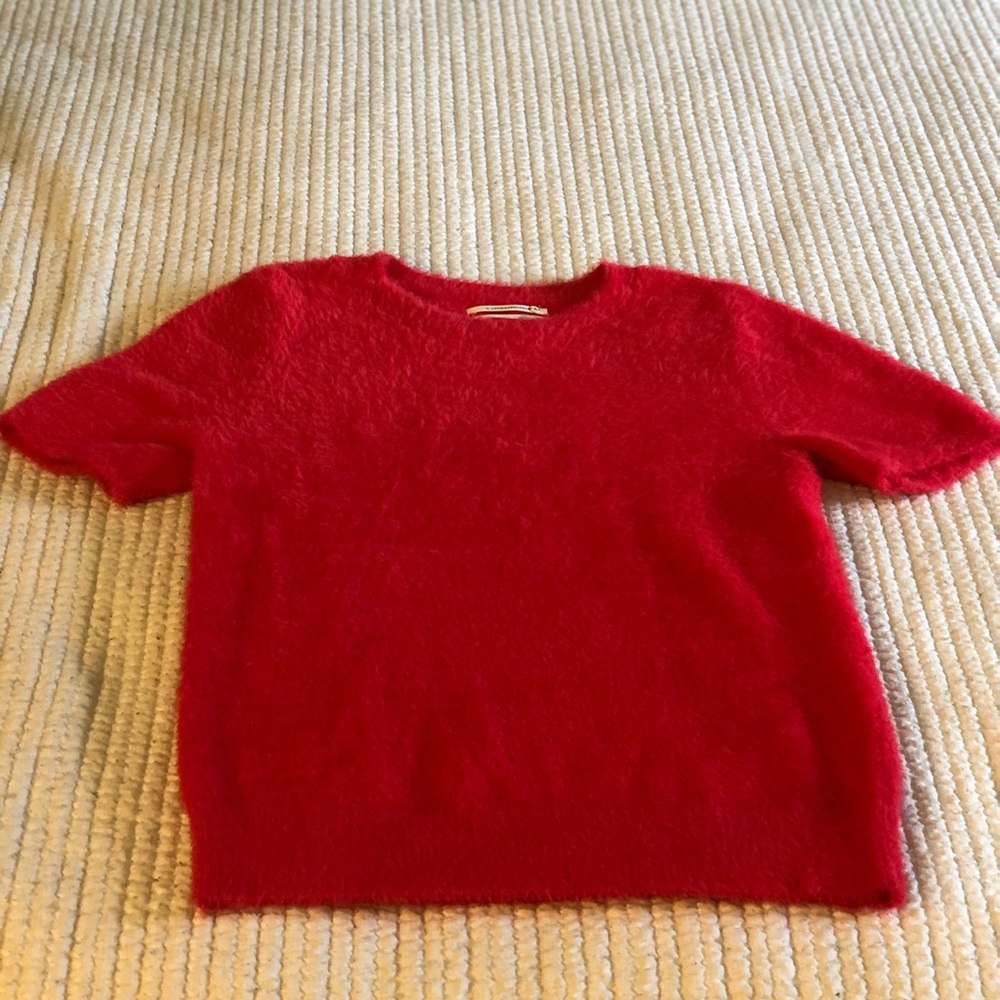 Anthropologie Fuzzy tshirt